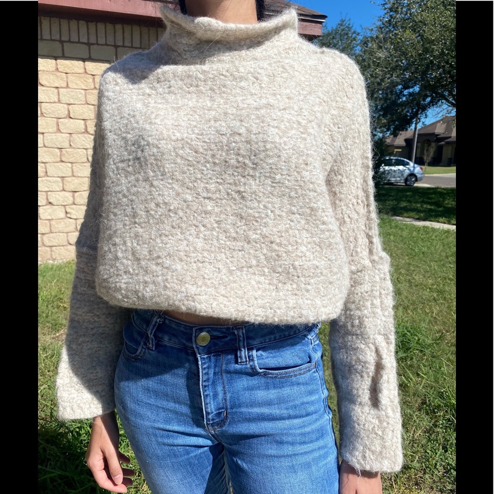 Free People alpaca sweater obo